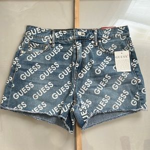 GUESS Logo Print Women’s Shorts
